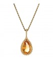 Boucheron Serpent Bohème citrines and gold necklace