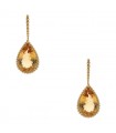 Boucheron Serpent Bohème citrines and gold earrings