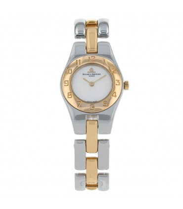 Baume & Mercier Linéa stainless steel and mother of pearl watch