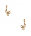 Boucles d’oreilles or, diamants