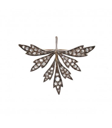 Broche Feuille