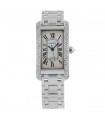 Cartier Tank Américaine diamonds and gold watch