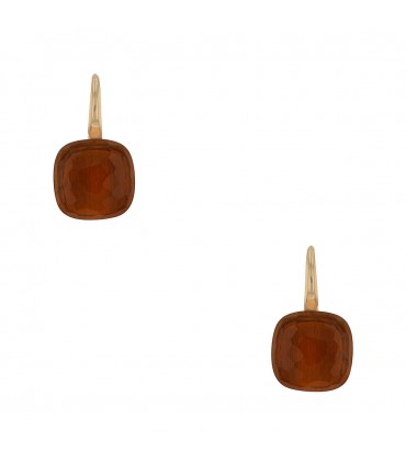 Pomellato Nudo citrines and gold earrings