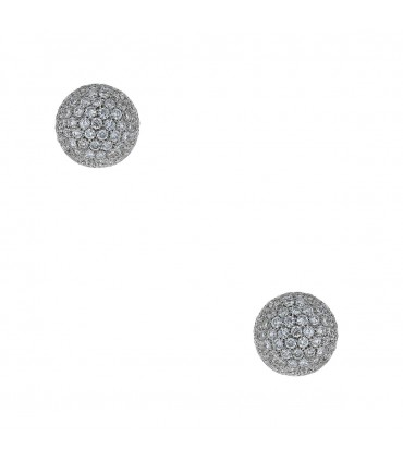 Boucles d’oreilles or et diamants