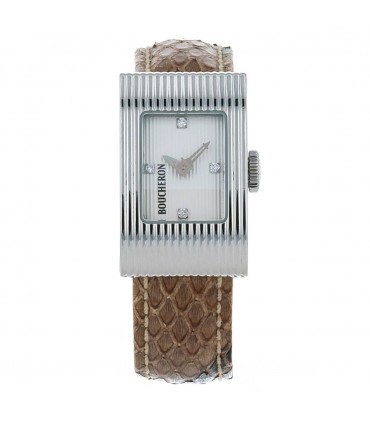 Boucheron Reflet stainless steel watch