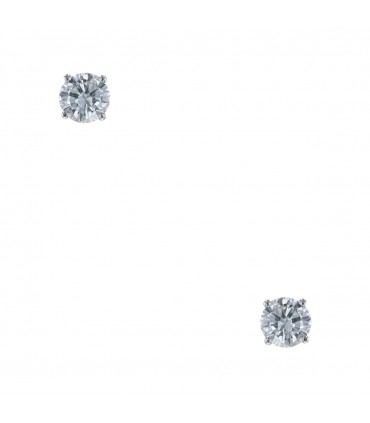 Boucles d’oreilles clous diamants