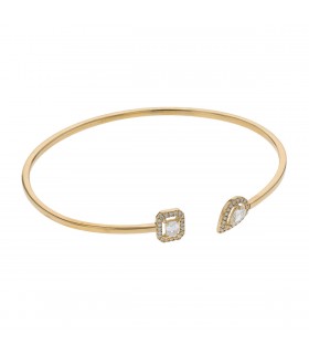 Messika My Twin diamonds and gold bracelet
