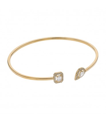 Messika My Twin diamonds and gold bracelet