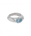 Piaget aquamarine, diamond and aquamarine ring