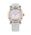 Chopard Happy Sport diamonds, gold and steel watch