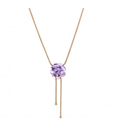 Boucheron Grains de Mûre amethyst and gold necklace