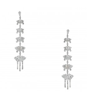 Diamonds and gold earrings