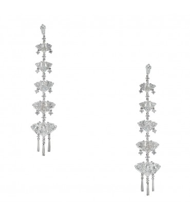 Diamonds and gold earrings