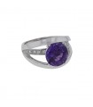 Mellerio Dits Meller amethyst, diamonds and gold ring