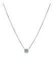 Collier solitaire diamant