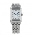 Jaeger Lecoultre Reverso diamonds and stainless steel watch