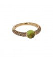 Pomellato M’ama non M’ama peridot and gold ring