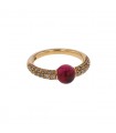 Pomellato M’ama non M’ama diamonds and tourmaline ring