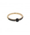 Pomellato M’ama non M’ama black diamonds, onyx and gold ring