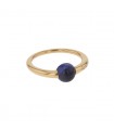 Pomellato M’ama non M’ama iolite and gold ring