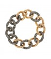 Pomellato Tango gold, silver and diamonds bracelet