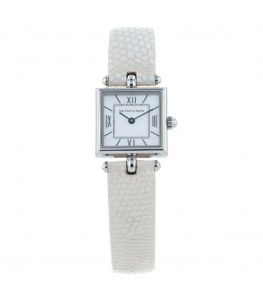 Van Cleef & Arpels Lady Arpels stainless steel and mother of pearl watch