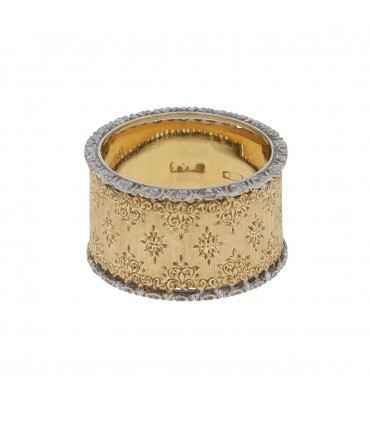 Buccellati two tones gold ring