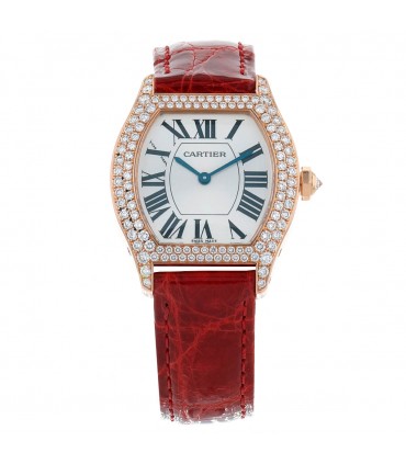 Cartier Tortue diamonds and gold watch