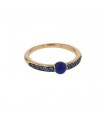 Pomellato M’ama non M’ama sapphires, lapis lazuli and gold ring