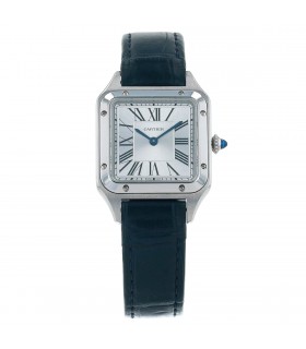 Cartier Santos Dumont stainless steel watch