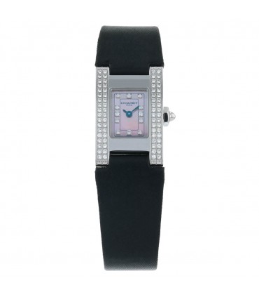 Chaumet Style diamonds, mother of pearl and stainless steel watch