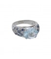 Mauboussin Nuit d’Amour aquamarine, sapphires, diamonds and gold ring