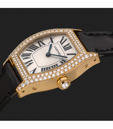 Cartier Tortue diamonds and gold watch