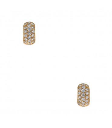 Chanel Sophie diamonds and gold earrings