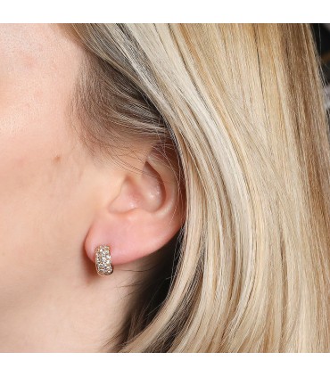 Chanel Sophie diamonds and gold earrings