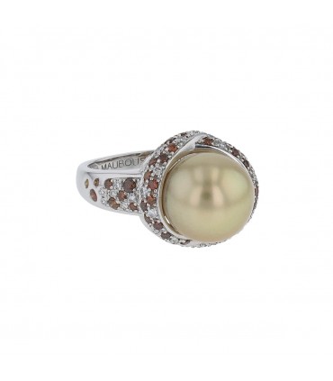 Mauboussin Perle d’or Mon Amour diamonds, pearl and gold ring