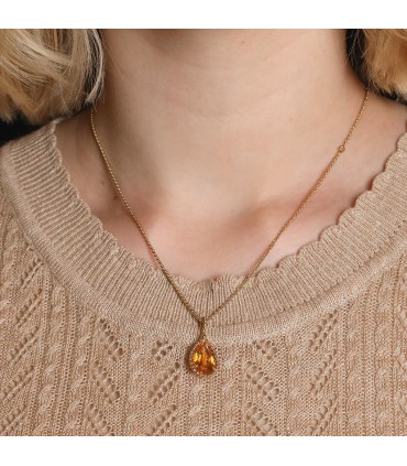 Boucheron Serpent Bohème citrines and gold necklace