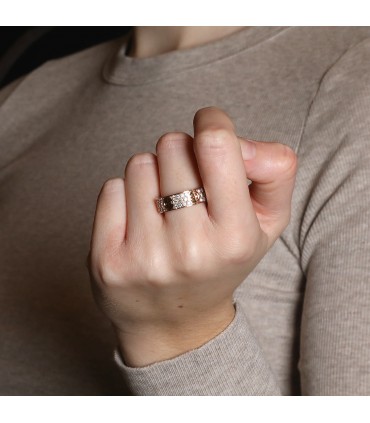 Cartier Love diamonds and gold ring