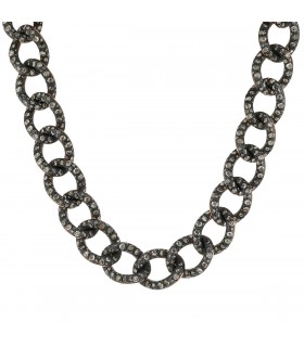 Pomellato Tango diamonds and gold necklace