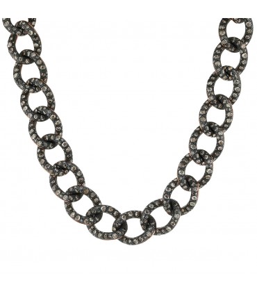 Pomellato Tango diamonds and gold necklace