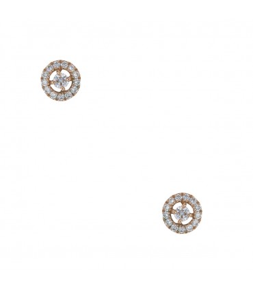 Messika Joy diamonds and gold earrings