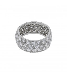 Bague platine, diamants