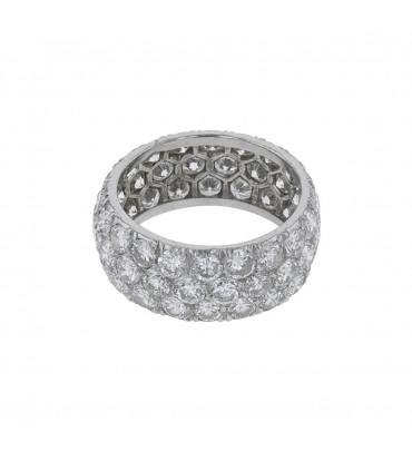 Bague platine, diamants