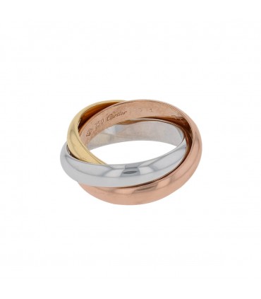 Cartier Trinity three tones gold ring