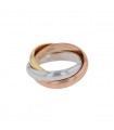 Cartier Trinity three tones gold ring