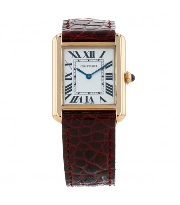 Cartier Tank Solo gold and stainless steel watch