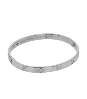 Bracelet Cartier Love 4 Diamants Taille 19