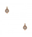 Boucles d’oreilles or, diamants