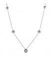 Collier or, diamants