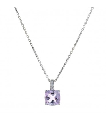 Mauboussin Gueule d’Amour amethyst, diamonds and gold necklace